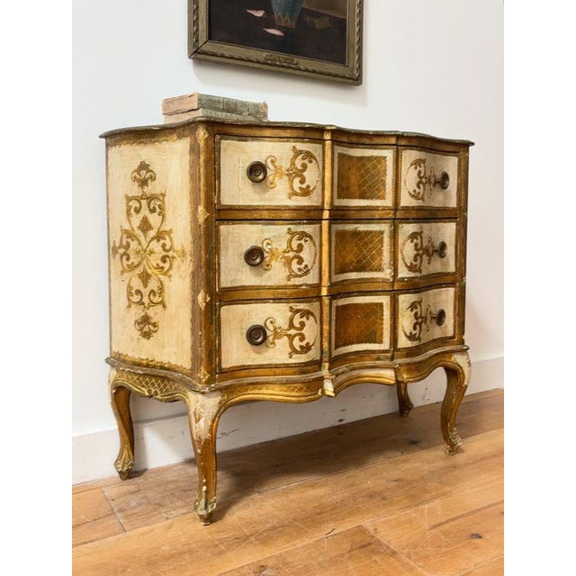 Antique Hand Painted Venetian Commode, 1900s For Sale - Image 6 of 9