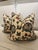 Custom Namay Samay Talbot Pillows With Contrast Russet Colored Welt - A Pair For Sale - Image 4 of 5