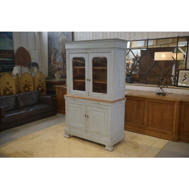 19th Century Two-Part Cherrywood Buffet For Sale - Image 13 of 13
