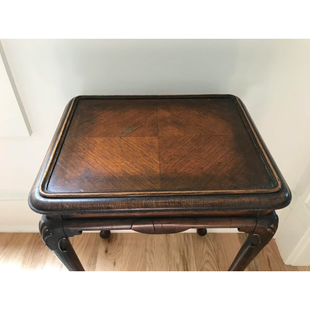 Wood 20th Century George III Style Side Table For Sale - Image 7 of 11