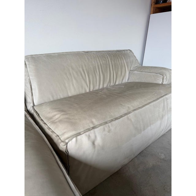 Paola Navone for Baxter “Miami Soft” Modular Leather Sofa – Made in Italy For Sale - Image 15 of 17