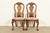 Kittinger Kittinger Georgian Carved Mahogany Side Chairs or Dining Chairs, Pair For Sale - Image 4 of 17