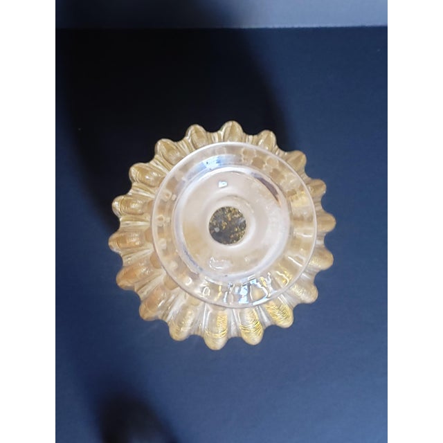 1950s Flavio Poli Seguso Murano Glass Gold Polveri Perfume Bottle For Sale - Image 14 of 16