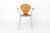 Mid-Century Minimalist Industrial Desk Chair in Metal and Plywood, 1980s For Sale - Image 10 of 10