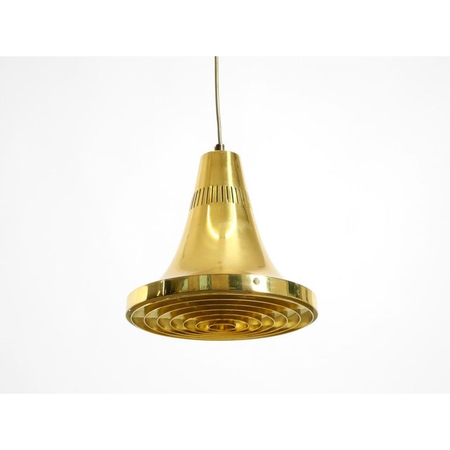 Model T 598 Pendant Lamp in Brass by Hans-Agne Jakobsson, Markaryd, Sweden, 1960s For Sale - Image 16 of 16