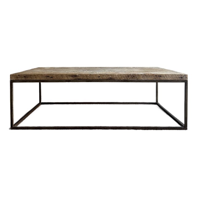 Brickmaker Coffee Table 57" For Sale