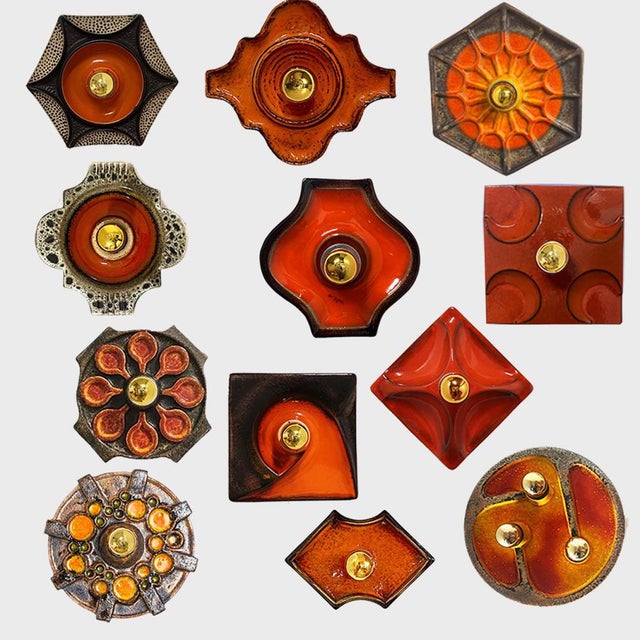 Danish Ceramic Wall Light, 1970 For Sale - Image 16 of 18