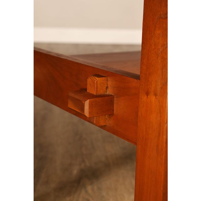 Stickley Mission Collection Tile Top Cherry End Table For Sale - Image 10 of 18
