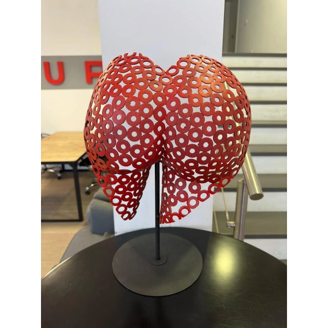 20th Century Spanish Sculpture Heart For Sale - Image 5 of 6