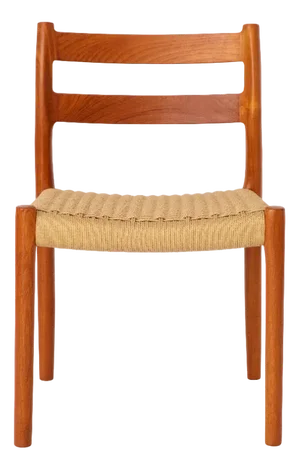 Model 84 Teak Chairs by Niels Moller