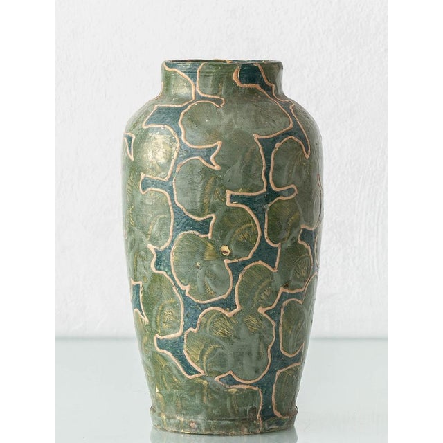 Camouflage Vase by Michael Andersen & Son, Denmark, 1916-1920 For Sale - Image 3 of 15