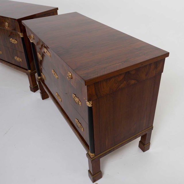 Pair of Large Italian Chests of Drawers, circa 1820 For Sale - Image 11 of 13