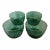 Vintage 1970’s Libbey Juniper Green Dessert Bowls - A Set of 4 For Sale