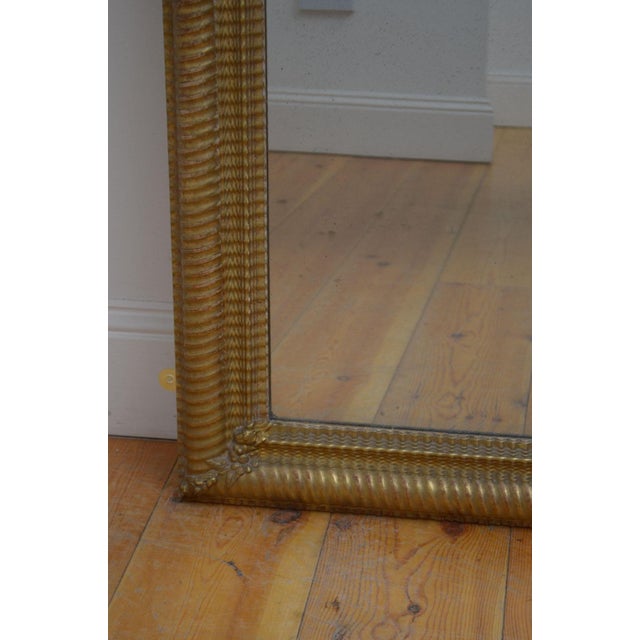 Antique French Gilded Mirror, 1800s For Sale - Image 5 of 13