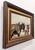 Folk Art Vintage Original Framed Painting of Three Donkeys For Sale - Image 3 of 9