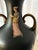 Antique Italian Neoclassical Basalt Grecian Style Porcelain Urn Vase For Sale - Image 12 of 13