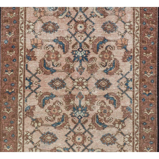 Measures: 3'0 x 5'8 Antique Persian Hamadan Rug in Wool with All-Over Sub-Geometric Design. Keivan Woven Arts; rug...