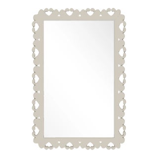 Fleur Home Garden District Satsuma Rectangle Mirror in Useful Gray, 24x36 For Sale