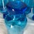 1960s Vintage Mid-Century Modern Anchor Hocking Tivoli Laser Blue Footed Tumblers - Set of 8 For Sale - Image 5 of 6