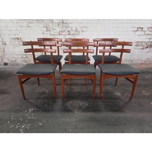 Wood Mid-Century Danish Teak Model 30 Dining Chairs from Poulm Hundevad, Set of 6 For Sale - Image 7 of 7
