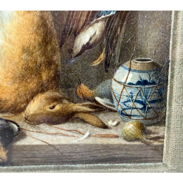 Antique 1800s Realism William Cruikshank Hunting Trophy Rabbit Duck Oil Painting For Sale - Image 12 of 15