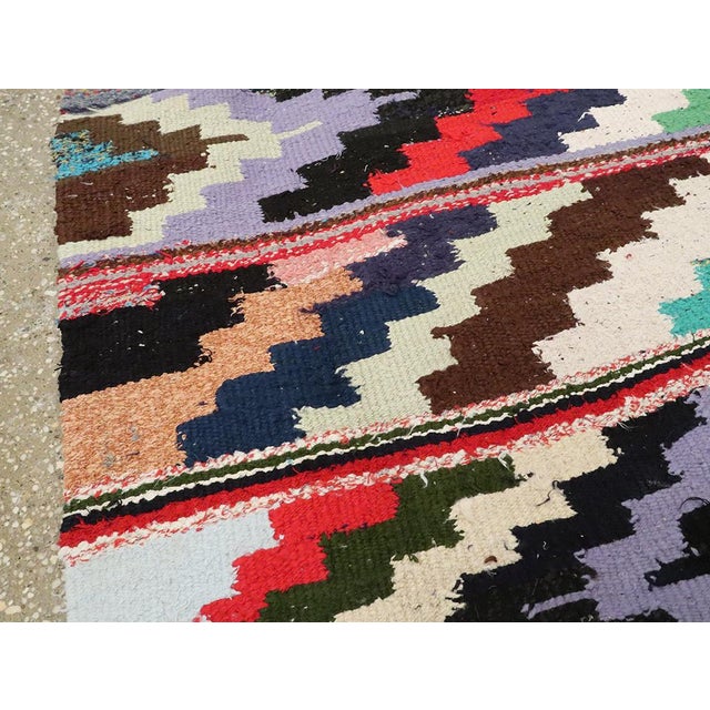 Mid 20th Century Galerie Shabab Collection Mid-20th Century Persian Flatweave Kilim Rug For Sale - Image 5 of 10