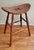 Cherry Amish Made Farmhouse Saddle Counter Stools - A Pair For Sale - Image 4 of 9