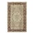 Charming Vintage Oushak Rug in Brown Border, Taupe, Blush and Gray/Green 7'5 X 11'4 For Sale