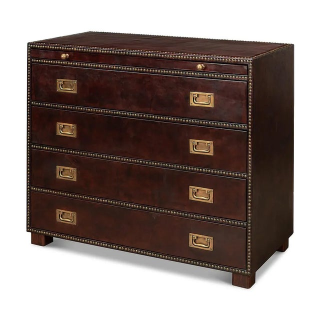 Campaign Style Form Dresser For Sale - Image 10 of 11