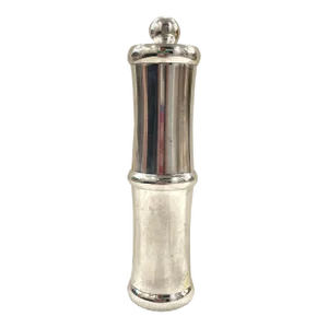 Vintage Gucci Silver Bamboo Salt Grinder