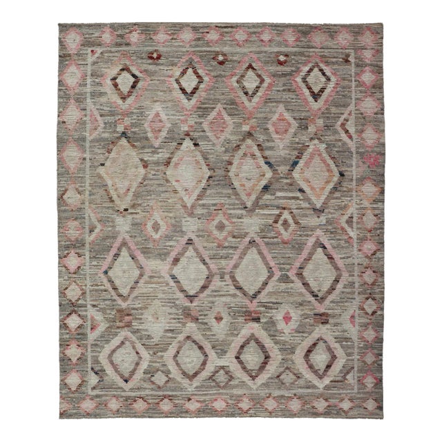 Moroccan Hand Knotted Rug by Keivan Woven Arts 10'3 X 13'5 For Sale