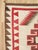 Authentic 1920 Navajo Rug Handwoven Wool Geometric Medallion Design, Red & Ivory For Sale - Image 10 of 18