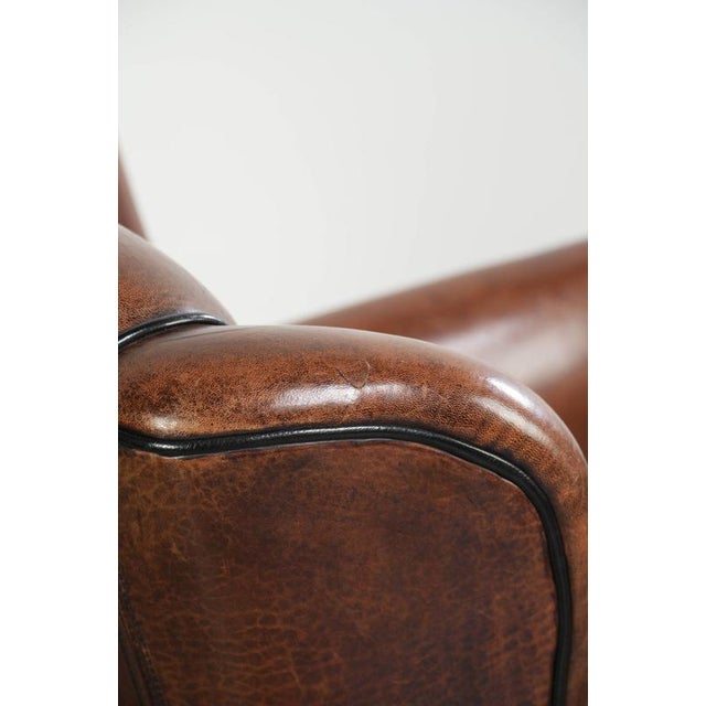 Club Chair in Sheepskin Leather For Sale - Image 13 of 15