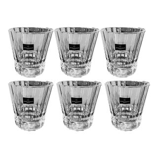 Contemporary Cristal d'Arques Macassar Old Fashioned Rocks Glasses For Sale