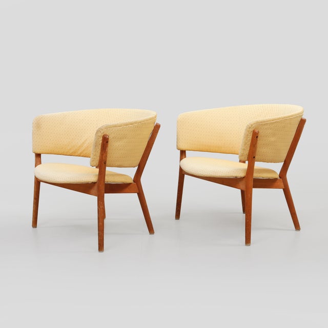 Tan Danish Model 83 Chair by Nanna Ditzel for Søren Willadsen Furniture Factory, 1960s For Sale - Image 8 of 8