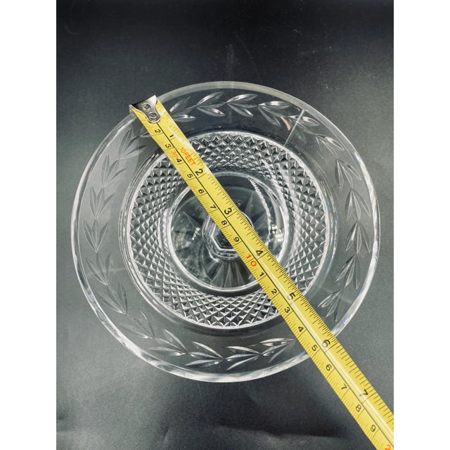 Pair of Corresponding Vintage Waterford Glandore Crystal Compotes For Sale - Image 12 of 13