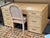 Contemporary Bielecky Brothers Rattan Desk With Filing Drawers For Sale - Image 3 of 14