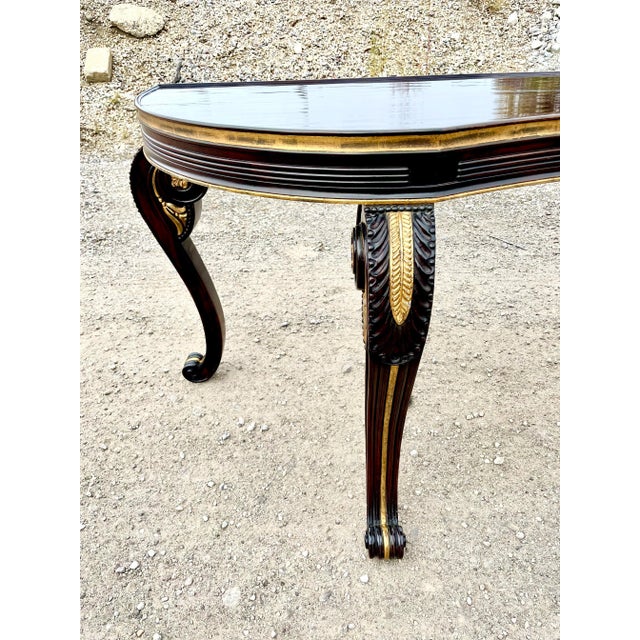 Traditional Dessin Fournir Georgian Mahogany Console Table For Sale - Image 3 of 8