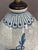 Late 20th Century Large Vase Crackle Glaze Hand Painted Pottery Lamp For Sale - Image 4 of 10