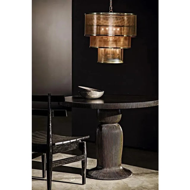 NOIR Arena Pendant, Metal with Brass Finish For Sale In Los Angeles - Image 6 of 6