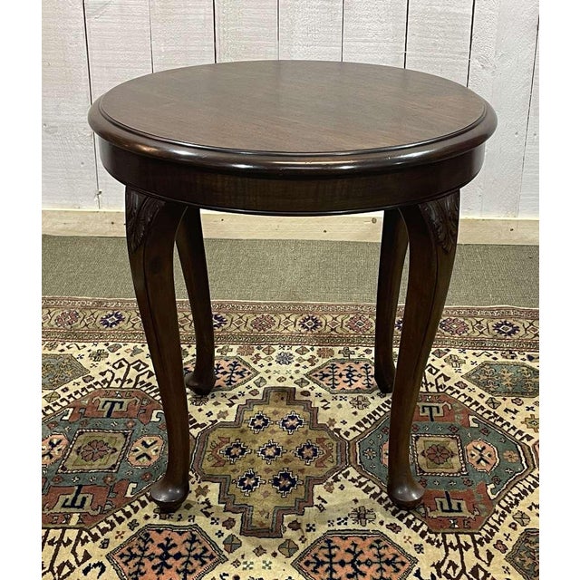 English Beech Pedestal Table, 1950s For Sale - Image 6 of 6