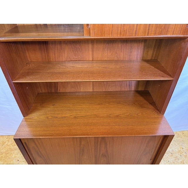 Mid-Century Teak Wall Unit by Poul Hundevad, 1960s For Sale - Image 4 of 15