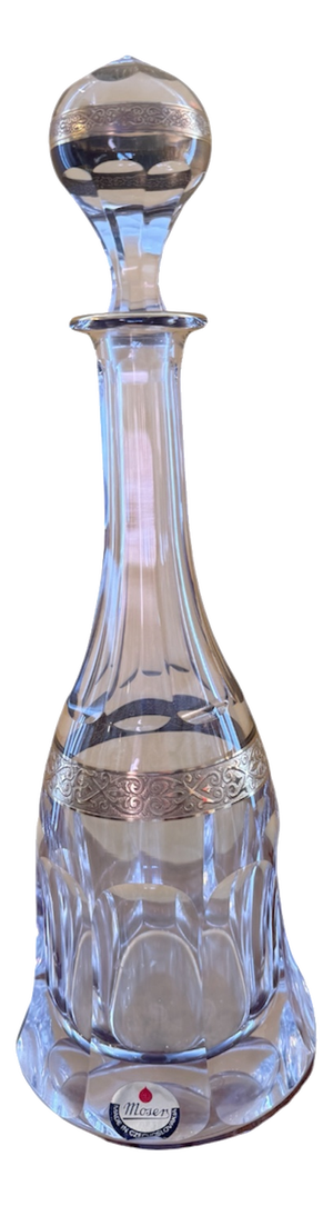 Moser Carafe with Stopper, 1940s