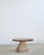 Contemporary Fused Salmon Glass and White Oak Side Table by Alexander Knysch For Sale - Image 3 of 10