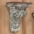 French Pair 18th Century French Neoclassical Hand-Carved Painted Wall Sconces ~ Corbels For Sale - Image 3 of 13