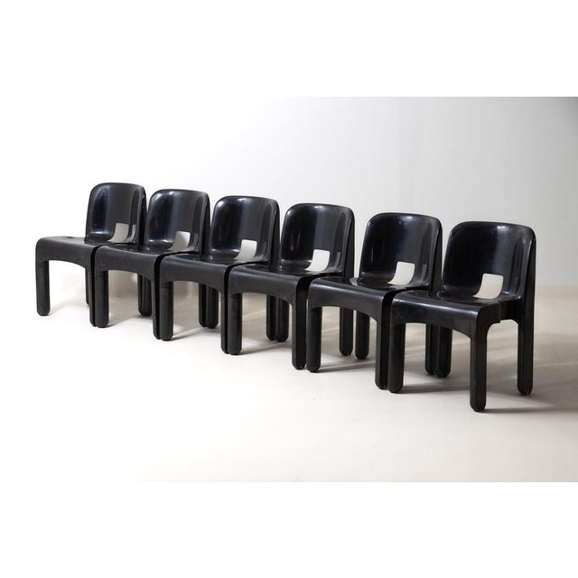 Universale Chairs by Joe Colombo for Kartell, 1960s, Set of 6 For Sale - Image 14 of 18