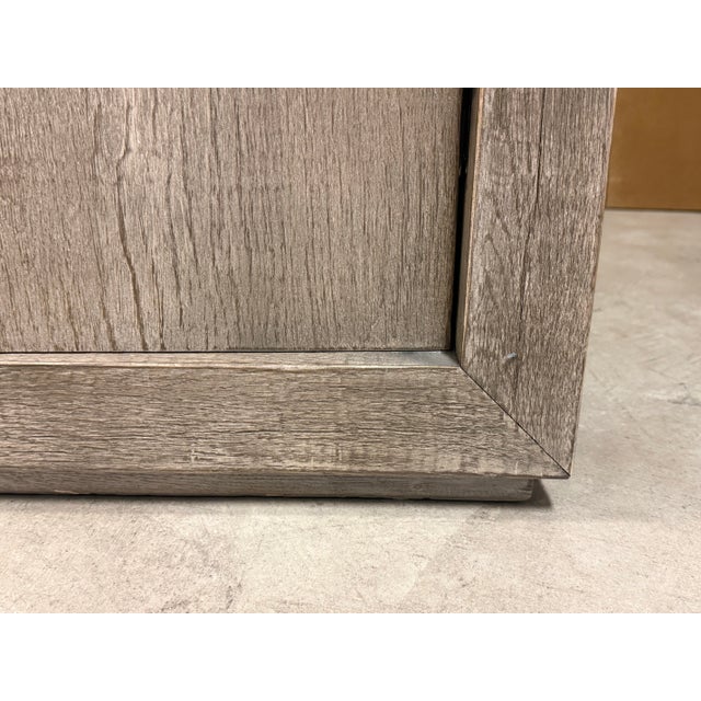 Nils Verhoeven for Restoration Hardware Reclaimed Oak Two-Door Cabinet For Sale - Image 11 of 12