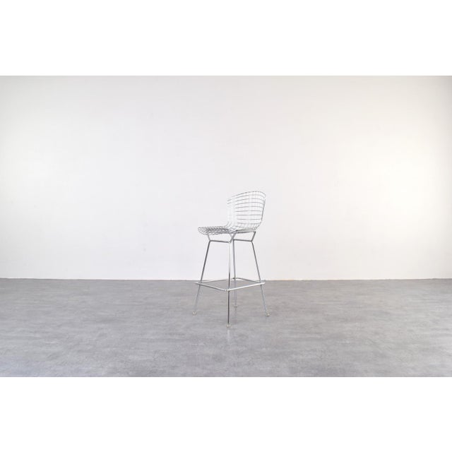 Vintage Bar Stools by Harry Bertoia for Knoll International, 1970s, Set of 2 For Sale - Image 6 of 16