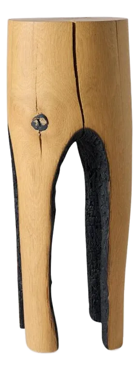 Ausgebrannt Stool by Kaspar Hamacher