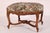 Rococo Louis XV Style Provincial Walnut Bench For Sale - Image 3 of 12